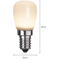 LED-pære E14 ST26 Udendørsbelysning Opal Star Trading