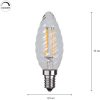 LED-pære E14 TC35 Klar Star Trading – miniature 4