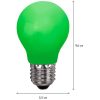 LED-pære E27 A55 Udendørsbelysning Grøn Star Trading – miniature 4