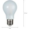 LED-pære E27 A60 Frosted Frostet Star Trading – miniature 4