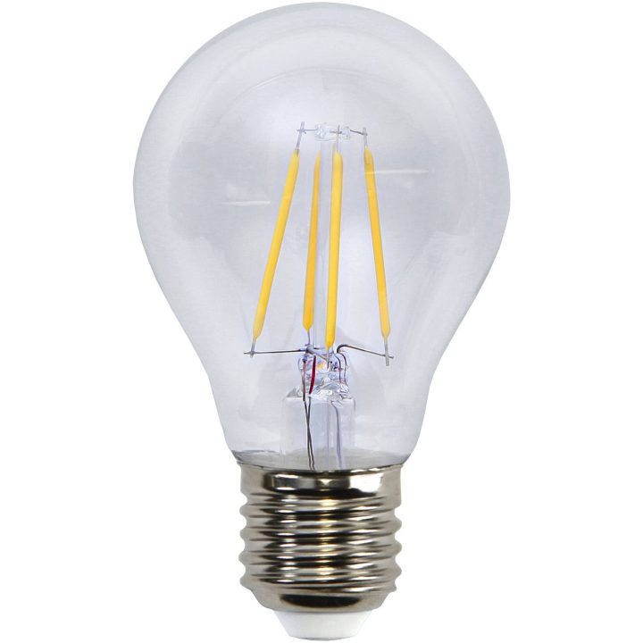 LED-pære E27 A60 Klar Transparent Star Trading – billede 8