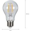 LED-pære E27 A60 Klar Transparent Star Trading – miniature 4