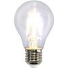 LED-pære E27 A60 Klar Transparent Star Trading – miniature 1