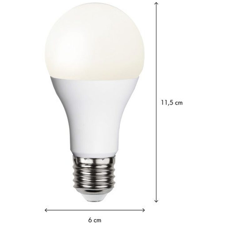 LED-pære E27 A60 Opaque Basic RA90 Hvid Star Trading – billede 4