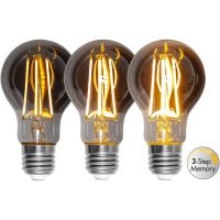 LED-pære E27 A60 Soft Glow Smoke 3-trins hukommelse STAR TRADING