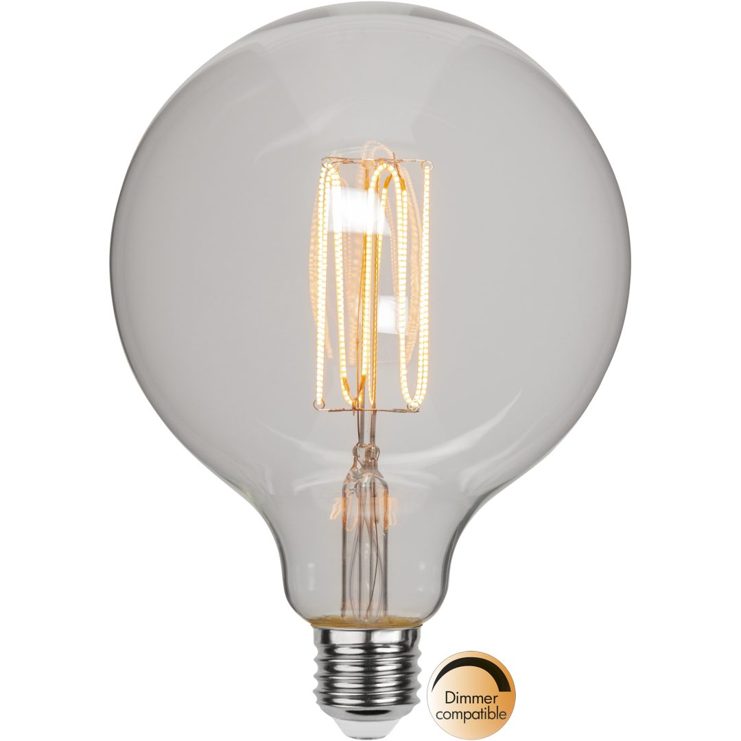 LED-pære E27 G125 Decoled Grace Klar Star Trading – billede 6