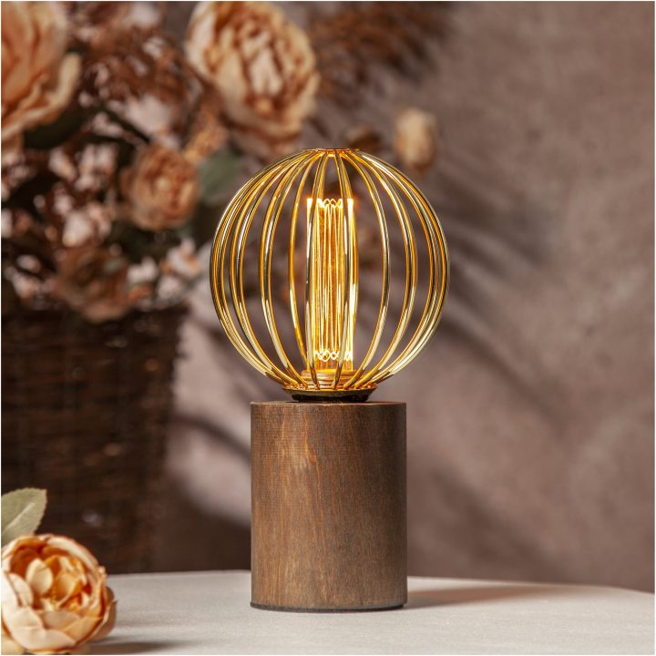 LED-pære E27 G125 Decoled Metal STAR TRADING – billede 2