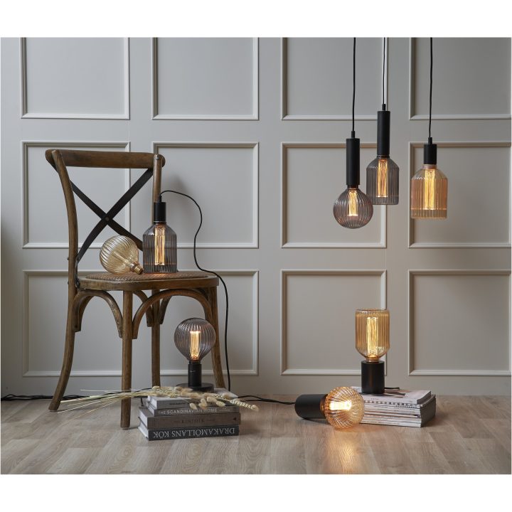 LED-pære E27 G125 Decoled New Generation Classic Amber Star Trading – billede 16