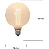 LED-pære E27 G125 Decoled New Generation Classic Hvid Star Trading – miniature 3