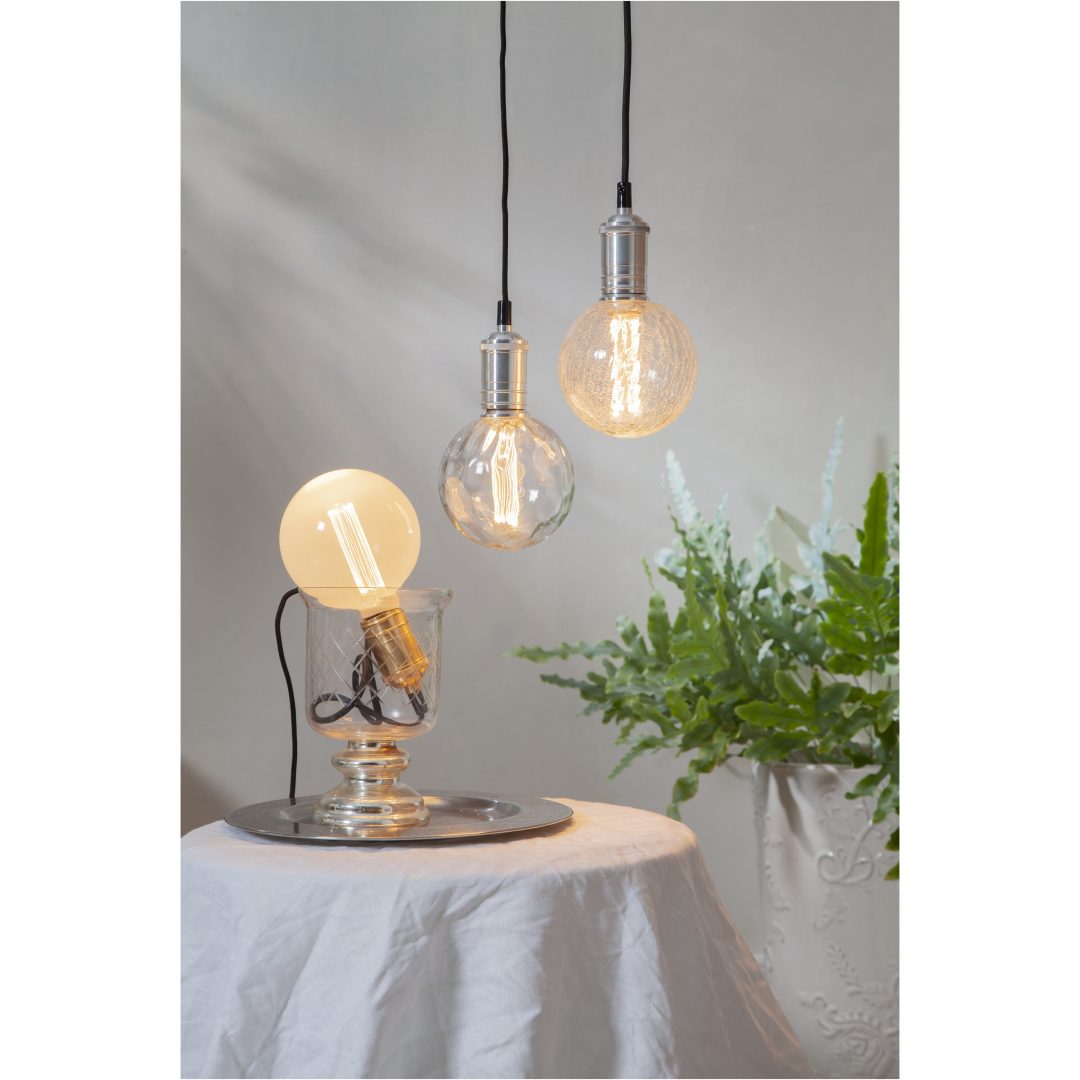 LED-pære E27 G125 Decoled New Generation Classic Hvid Star Trading – billede 3