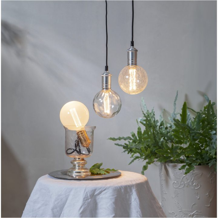 LED-pære E27 G125 Decoled New Generation Classic Hvid Star Trading – billede 2