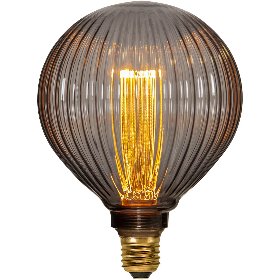 LED-pære E27 G125 Decoled New Generation Classic Sort Star Trading – billede 7