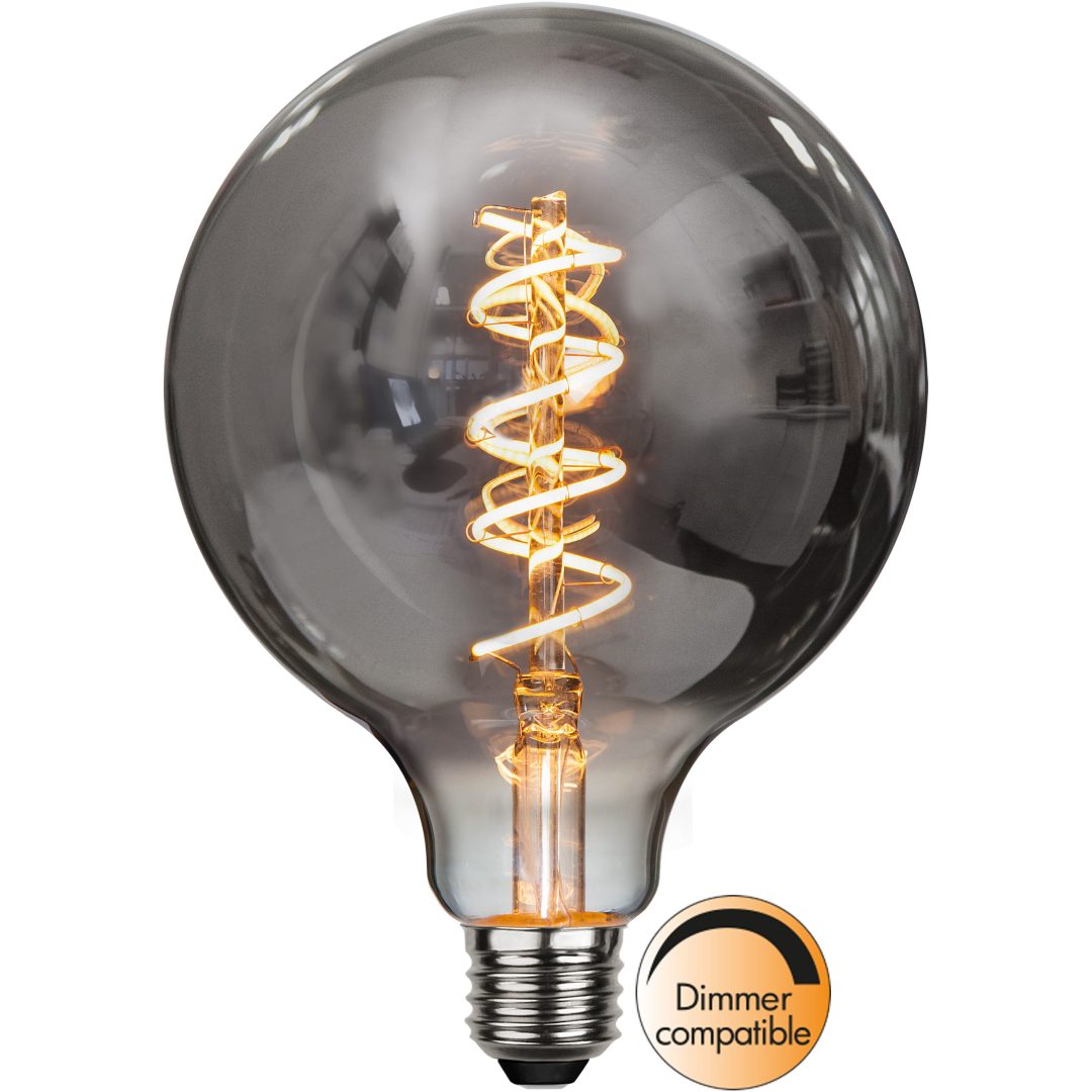 LED-pære E27 G125 Decoled Spiral Smoke STAR TRADING – billede 7