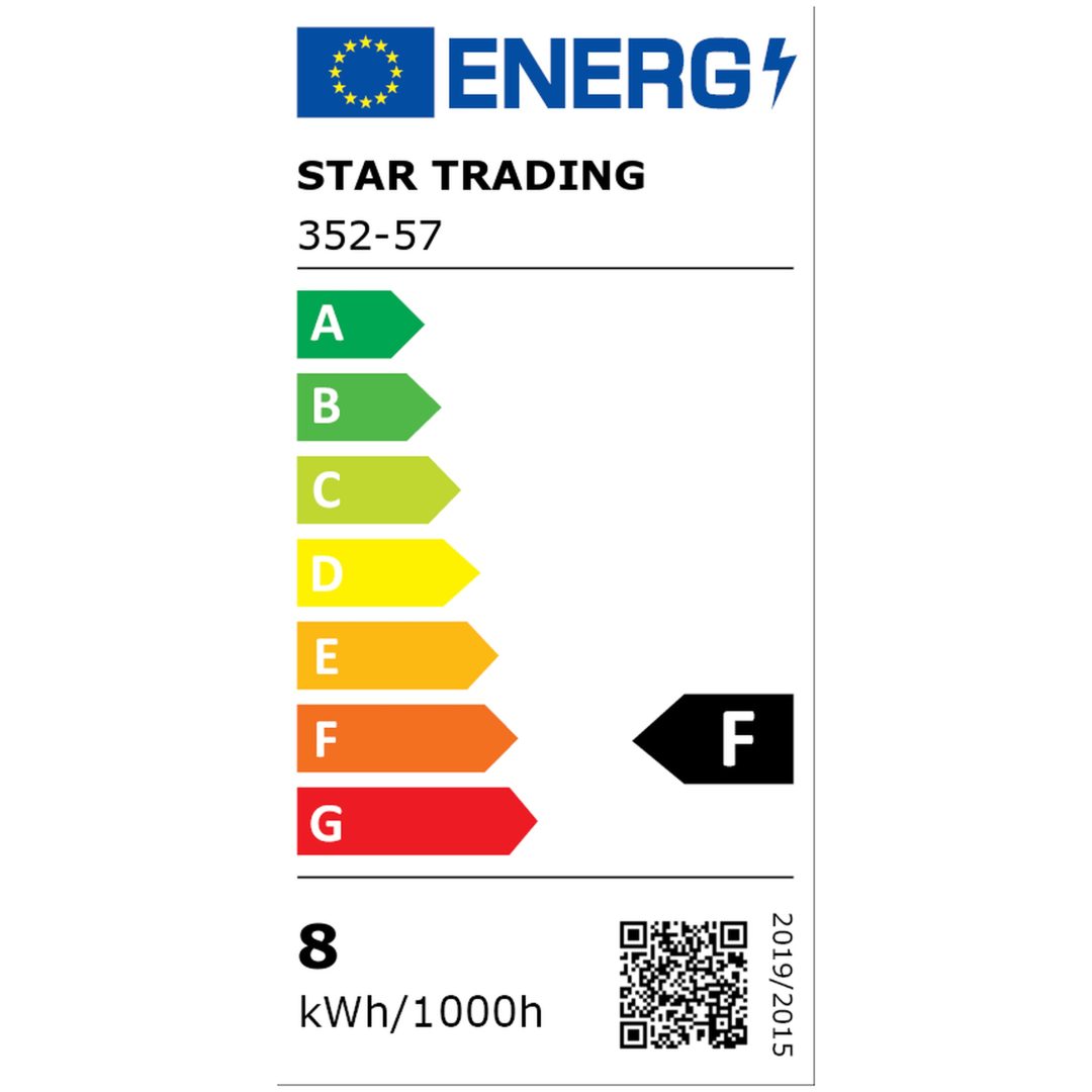 LED-pære E27 G125 Klar Star Trading – billede 3