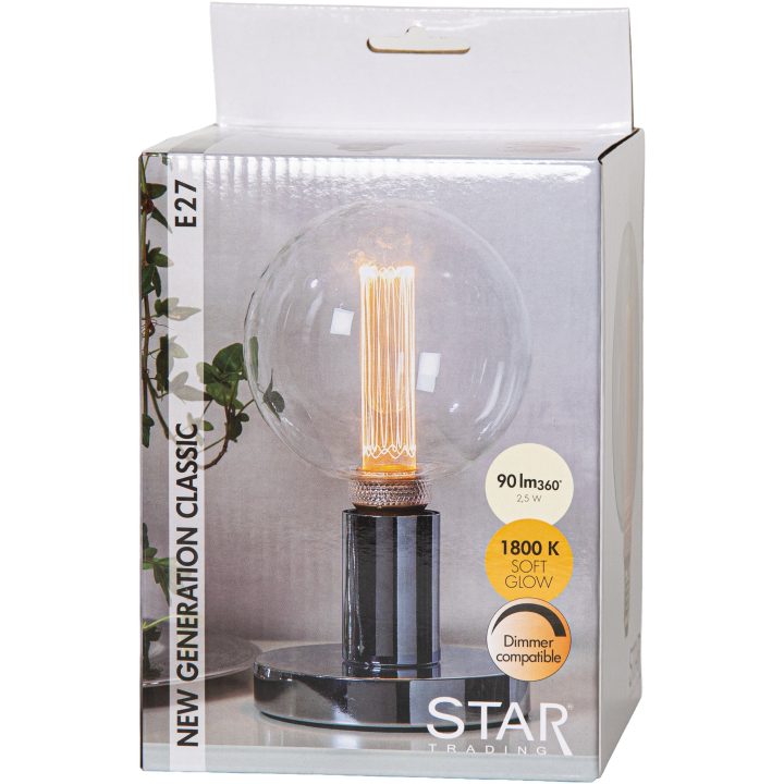 LED-pære E27 G125 New Generation Classic Star Trading – billede 6