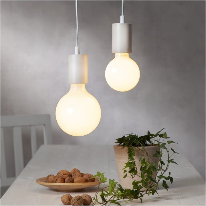 LED-pære E27 G125 Opaque Filament RA90 3-step Opal Star Trading – billede 11