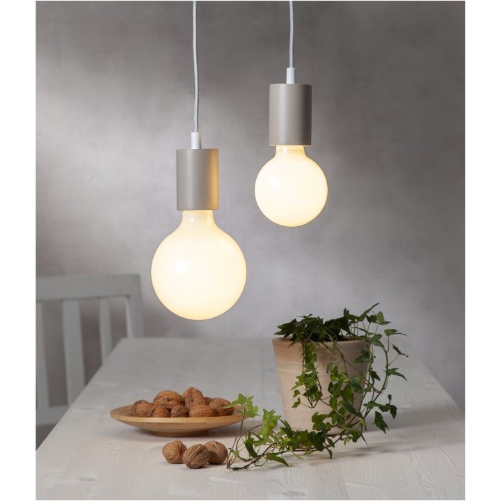 LED-pære E27 G125 Opaque Filament RA90 3-step Opal Star Trading – billede 10