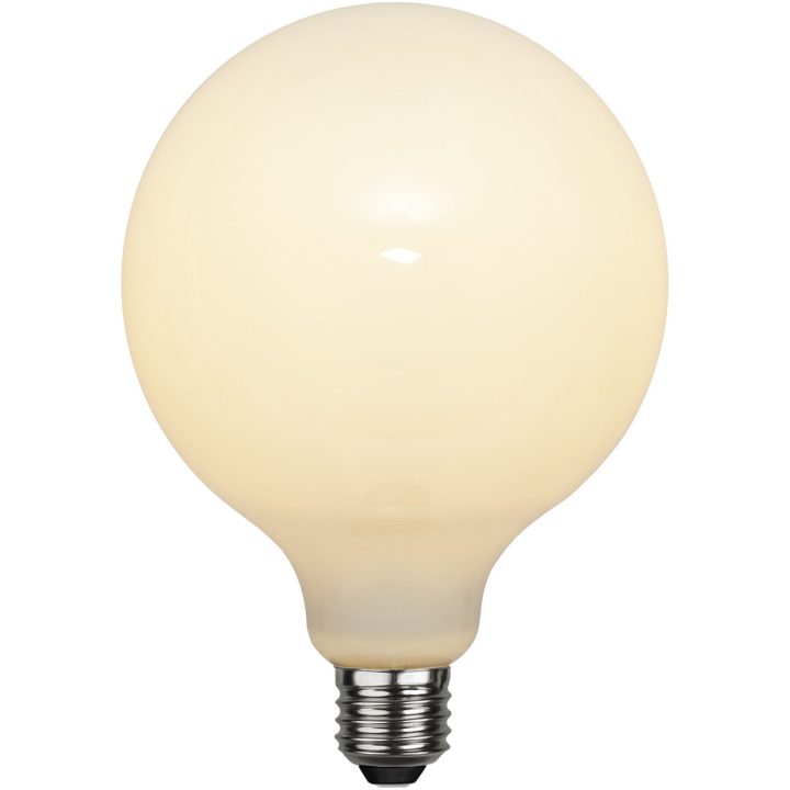 LED-pære E27 G125 Opaque Filament RA90 3-step Opal Star Trading – billede 8