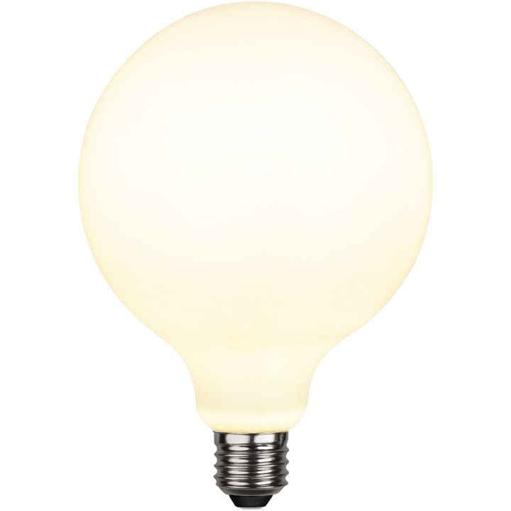 LED-pære E27 G125 Opaque Filament RA90 3-step Opal Star Trading – billede 6