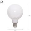 LED-pære E27 G125 Opaque Filament RA90 3-step Opal Star Trading – miniature 5