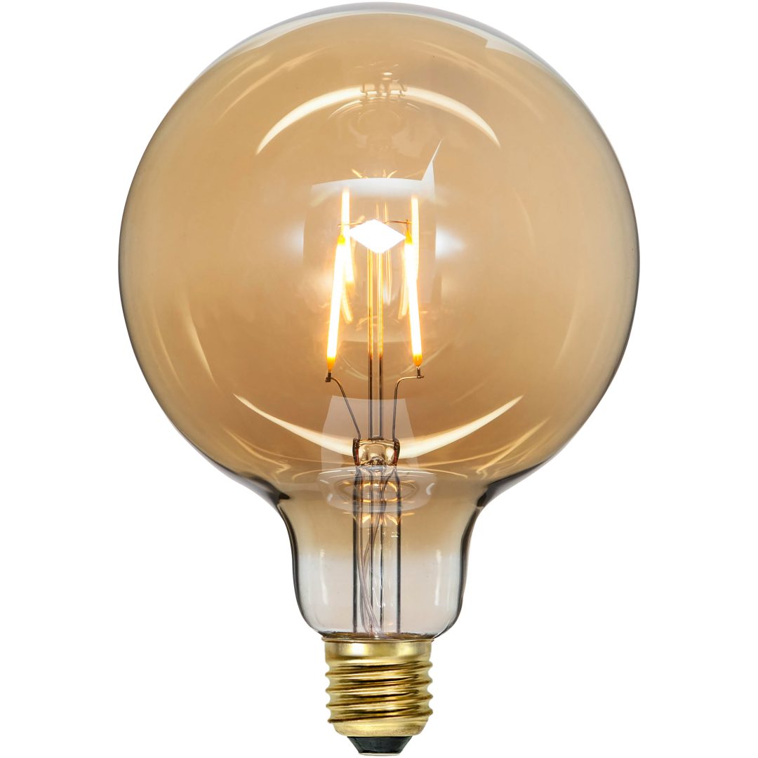 LED-pære E27 G125 Plain Amber Star Trading – billede 24