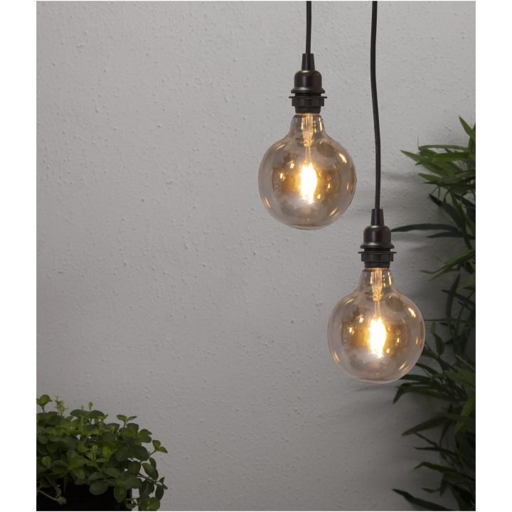 LED-pære E27 G125 Plain Amber Star Trading – billede 16