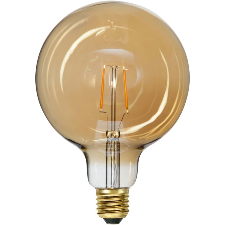 LED-pære E27 G125 Plain Amber Star Trading – billede 27