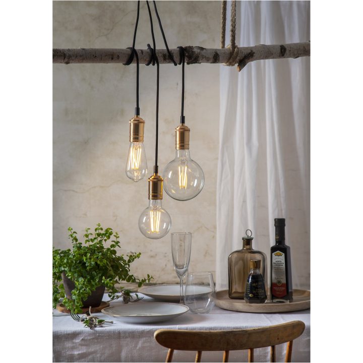 LED-pære E27 G125 Soft Glow 3-trin Star Trading – billede 3