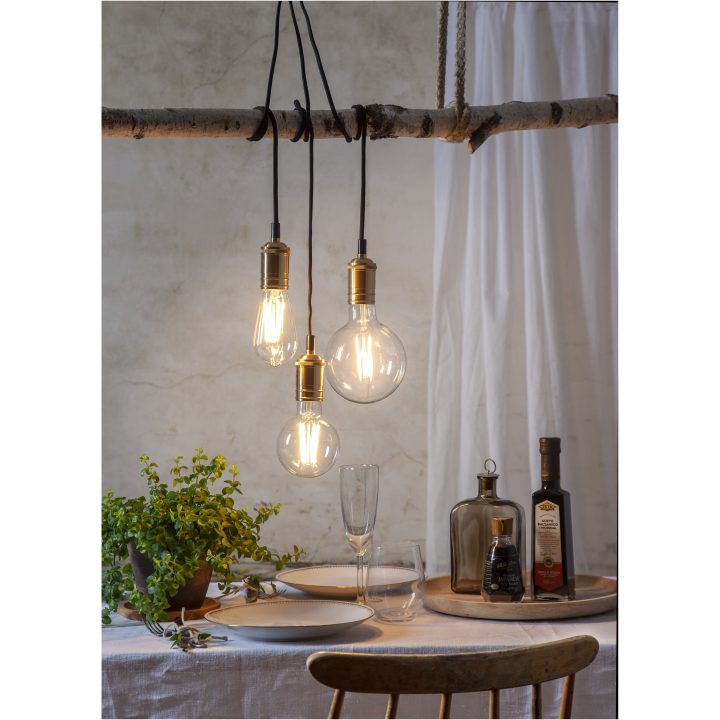 LED-pære E27 G125 Soft Glow 3-trin Star Trading – billede 2