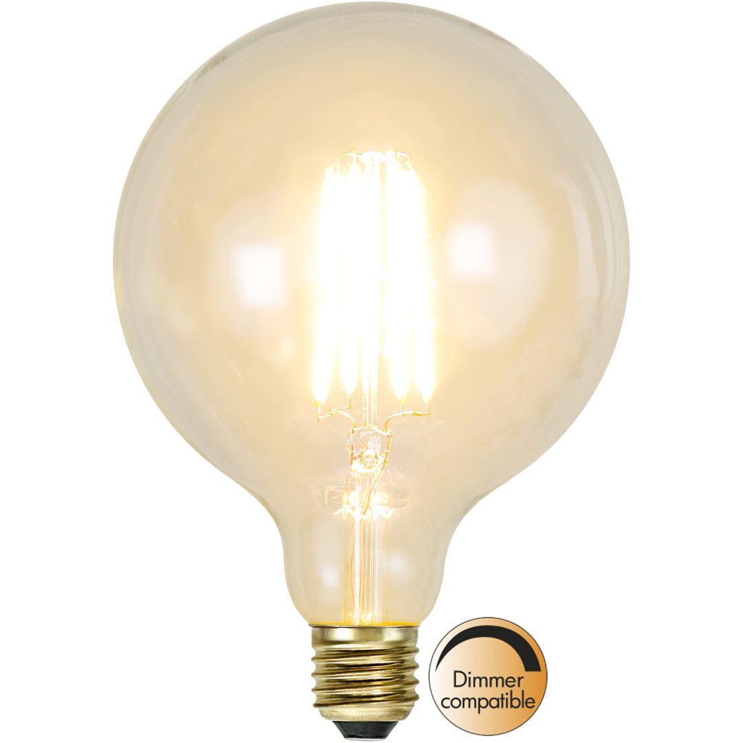 LED-pære E27 G125 Soft Glow Star Trading – billede 3