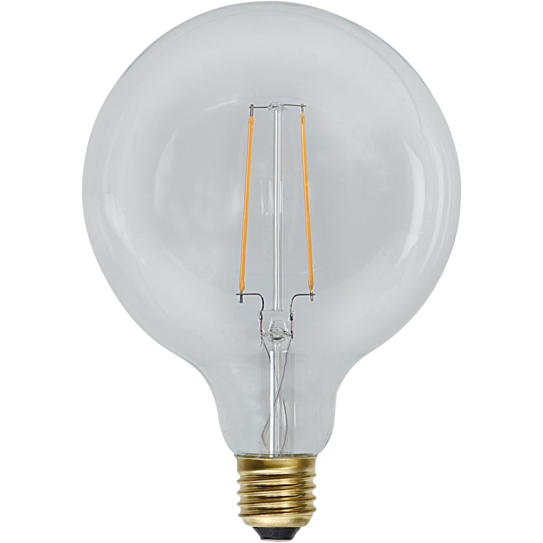 LED-pære E27 G125 Soft Glow Transparent Star Trading – billede 15