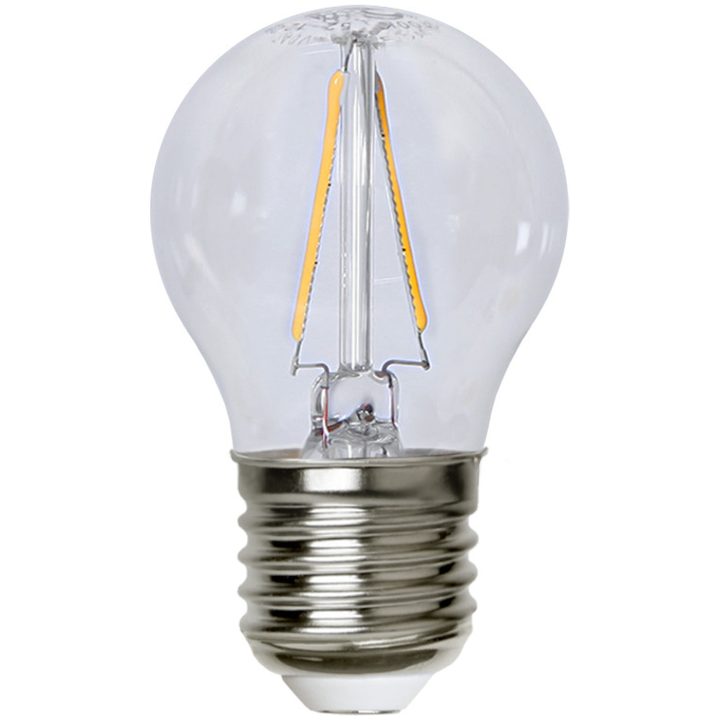 LED-pære E27 G45 Klar Transparent Star Trading – billede 6