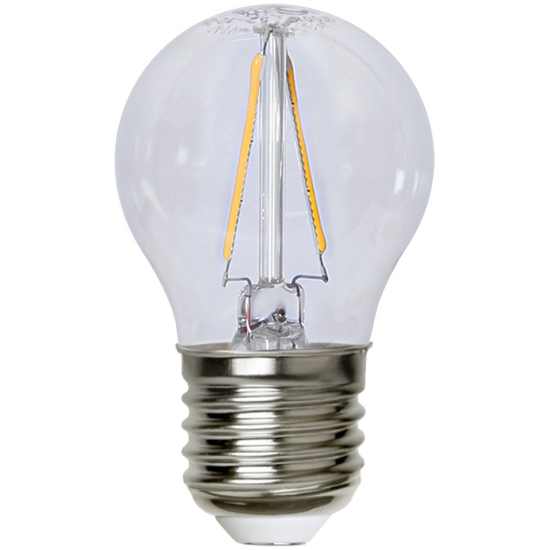 LED-pære E27 G45 Klar Transparent Star Trading – billede 8