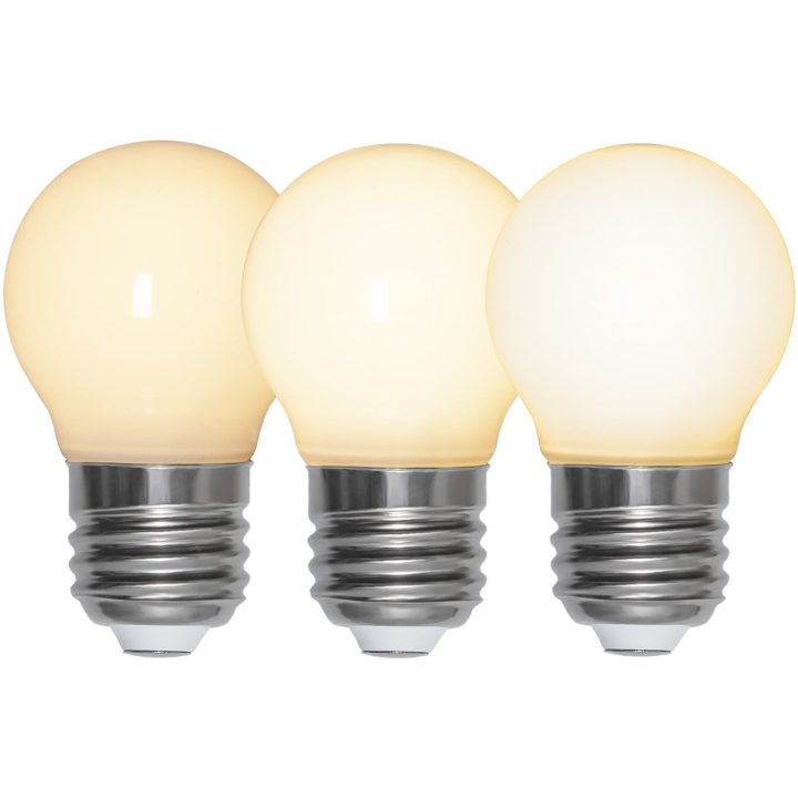 LED-pære E27 G45 Opaque Filament RA90 3-trins hukommelse Star Trading – billede 6