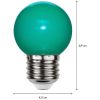 LED-pære E27 G45 Outdoor Lighting Grøn Star Trading – miniature 3
