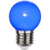 LED-pære E27 G45 Udendørsbelysning Blå Star Trading – miniature 3