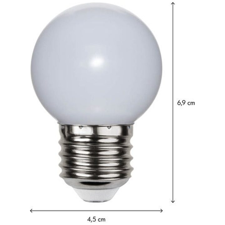 LED-pære E27 G45 Udendørsbelysning Opal Star Trading – billede 3