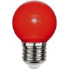 LED-pære E27 G45 Udendørsbelysning Rød Star Trading – miniature 2