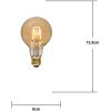 LED-pære E27 G80 Plain Amber Star Trading – miniature 4