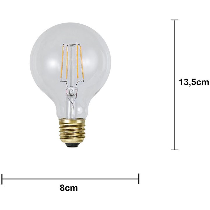 LED-pære E27 G80 Soft Glow Star Trading – billede 2