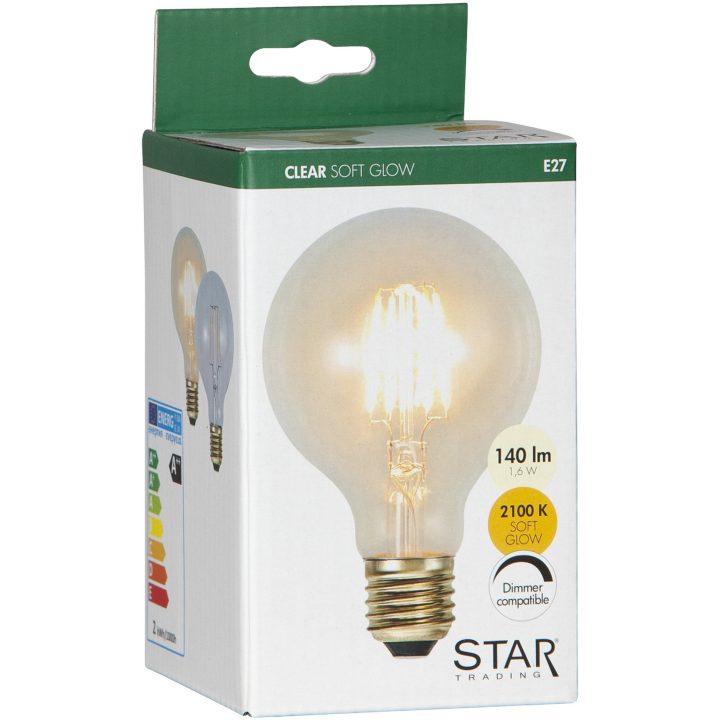LED-pære E27 G80 Soft Glow Star Trading – billede 8