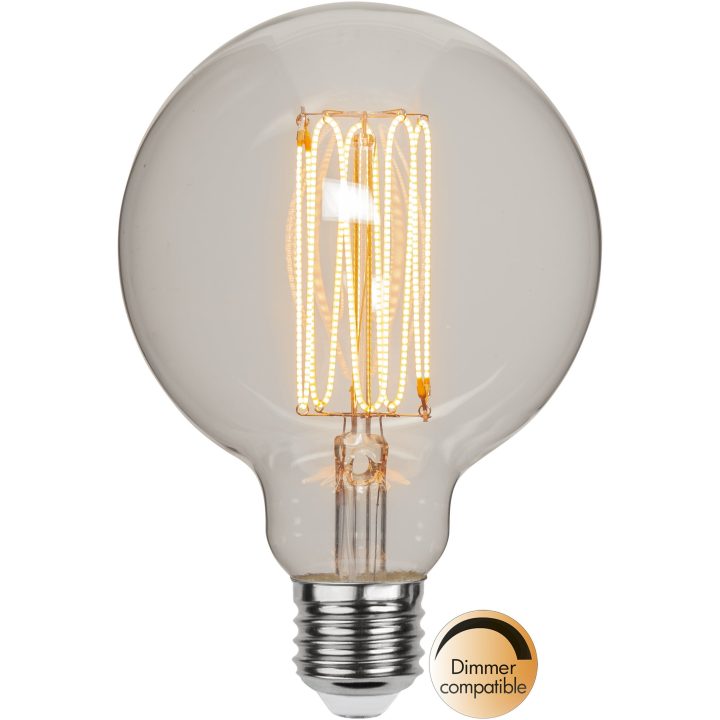 LED-pære E27 G95 Decoled Grace Klar Star Trading – billede 6