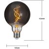LED-pære E27 G95 Decoled Grace Smoke Star Trading – miniature 3