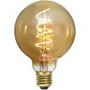 LED-pære E27 G95 Decoled Spiral Amber STAR TRADING – miniature 1