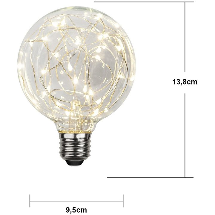 LED-pære E27 G95 Decoled Star Trading – billede 8