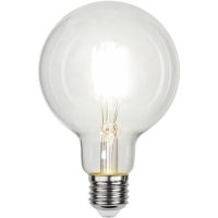 LED-pære E27 G95 Klar Star Trading