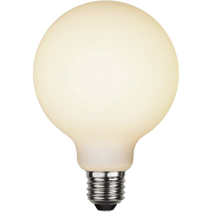 LED-pære E27 G95 Opaque Double Coating Hvid Star Trading – billede 2