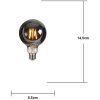 LED-pære E27 G95 Plain Smoke Star Trading – miniature 7