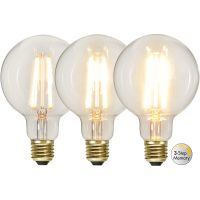 LED-pære E27 G95 Soft Glow 3-trins hukommelse STAR TRADING