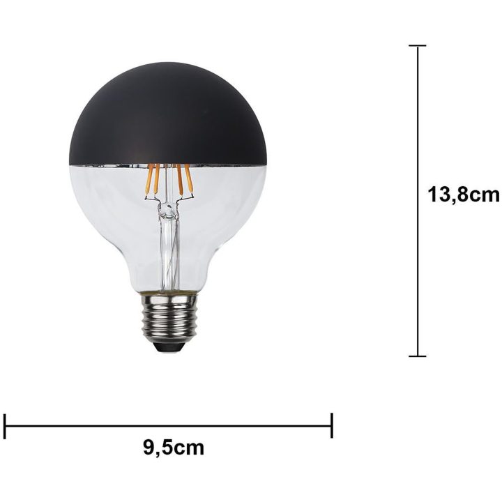LED-pære E27 G95 Top Coated Star Trading – billede 4